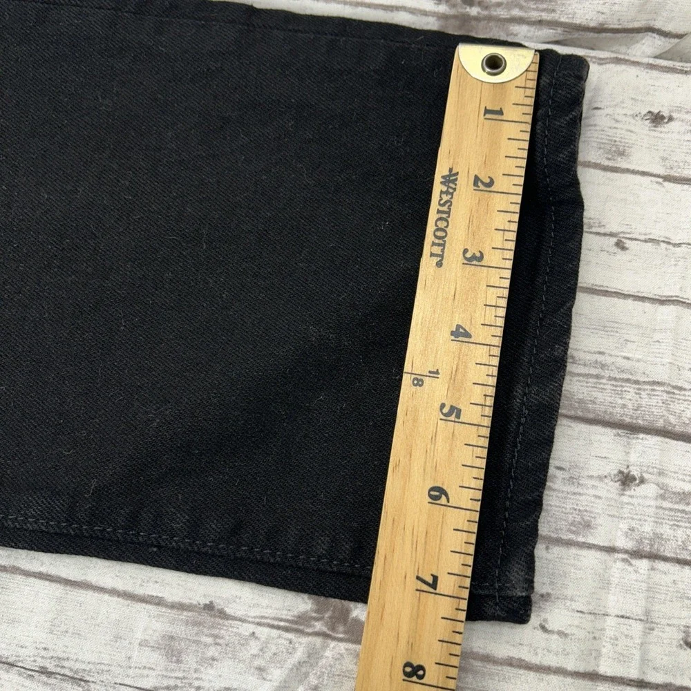 Levis 501 Jeans Men's 32X34 Black Denim Straight Leg Button Fly Original